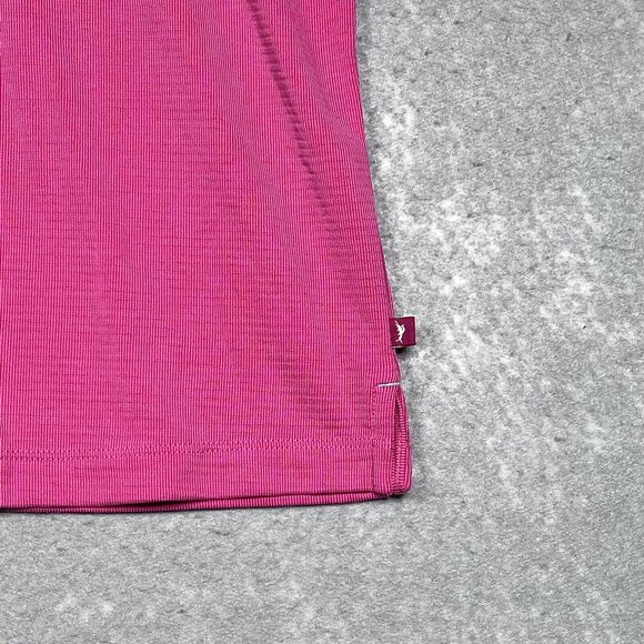 Tommy Bahama Polo Shirt Islandzone Supima Men Size Large L Pink Short Sleeve - Picture 6 of 12